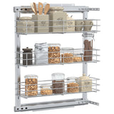 3-tier metal kitchen basket 47x15.5x55.5 cm