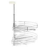 2-tier metal kitchen basket 180 degrees 85x44x80 cm