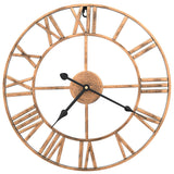 Metal wall clock 40 cm Gold