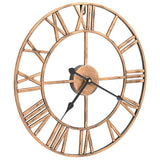 Metal wall clock 40 cm Gold