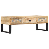 Table basse 110x50x38 cm bois de manguier massif