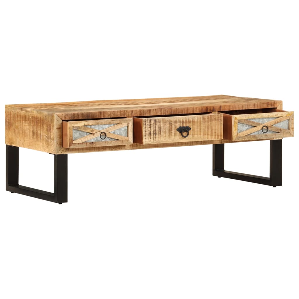 Table basse 110x50x38 cm bois de manguier massif