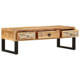 Table basse 110x50x38 cm bois de manguier massif