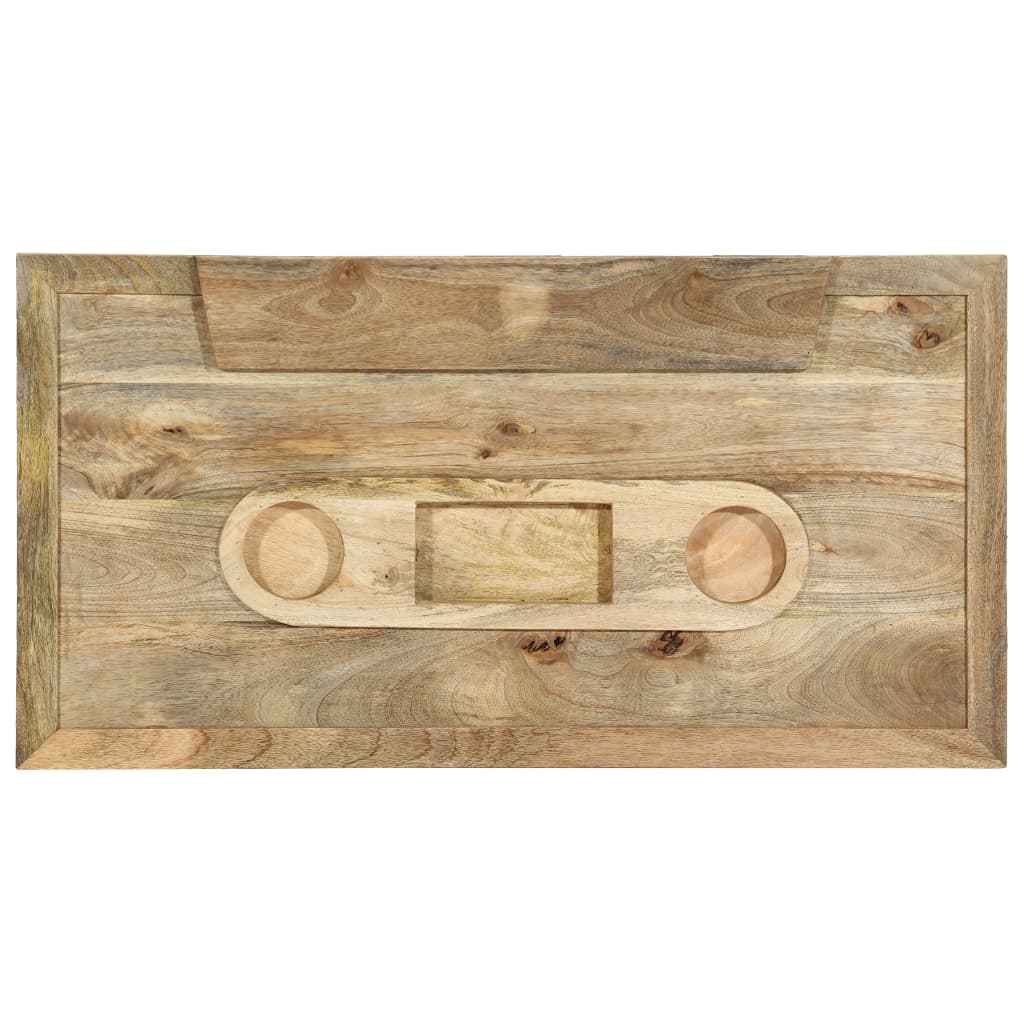 Table basse Style cassette 100x52x45 cm Bois de manguier massif