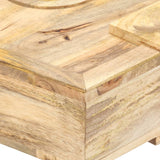 Table basse Style cassette 100x52x45 cm Bois de manguier massif