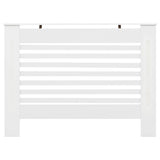 Cache-radiateur Blanc 112x19x81,5 cm MDF