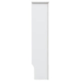 Cache-radiateur Blanc 112x19x81,5 cm MDF