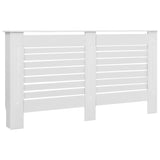 Cache-radiateur Blanc 152x19x81,5 cm MDF