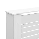 Radiator cover White 152x19x81.5 cm MDF