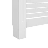 Cache-radiateur Blanc 152x19x81,5 cm MDF