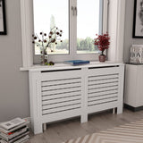 Radiator cover White 152x19x81.5 cm MDF