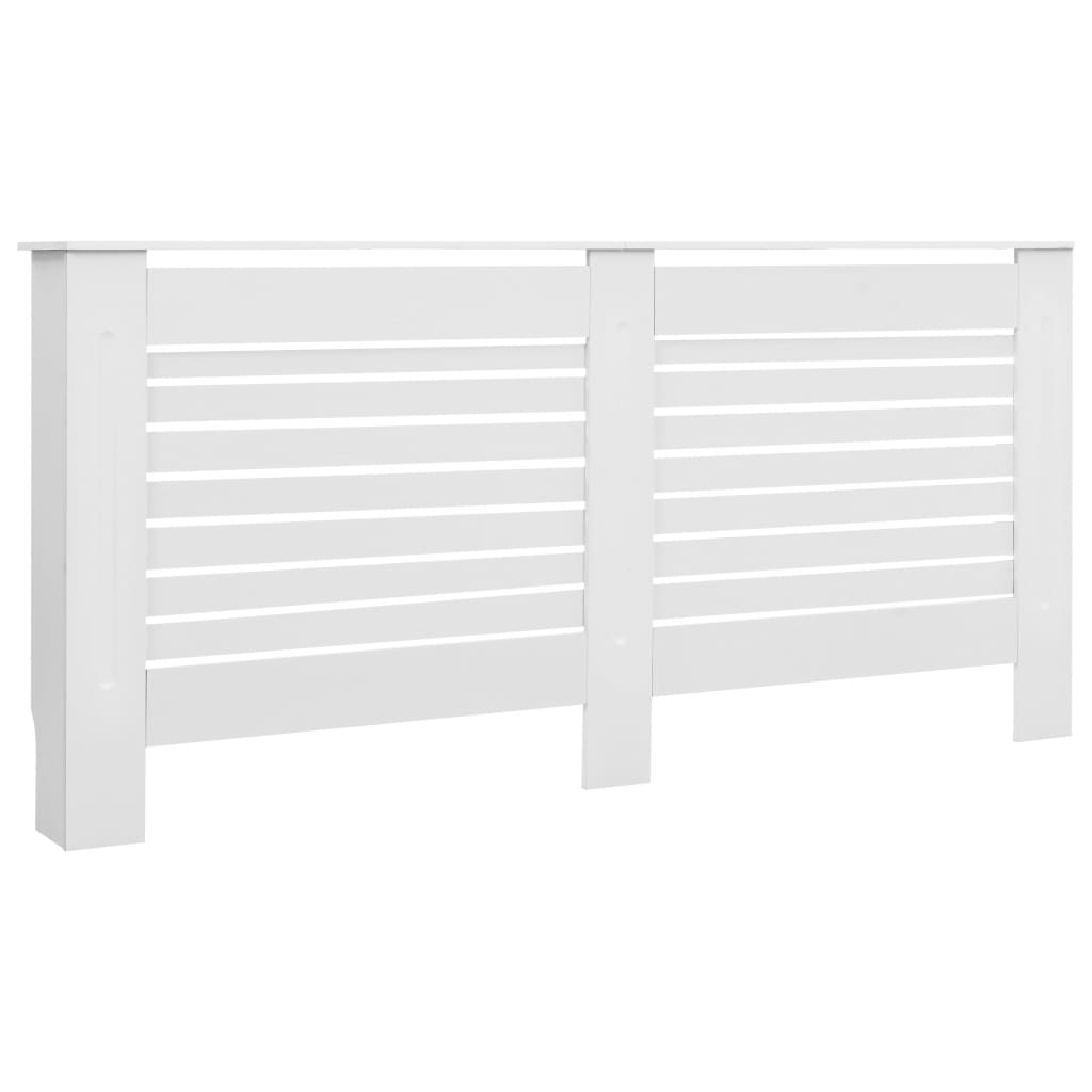 Cache-radiateur Blanc 172x19x81,5 cm MDF