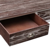 Table basse Marron 100x50x45 cm Bois