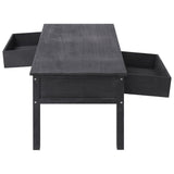 Table basse Noir 100x50x45 cm Bois