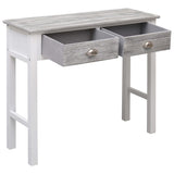 Table console Gris 90 x 30 x 77 cm Bois