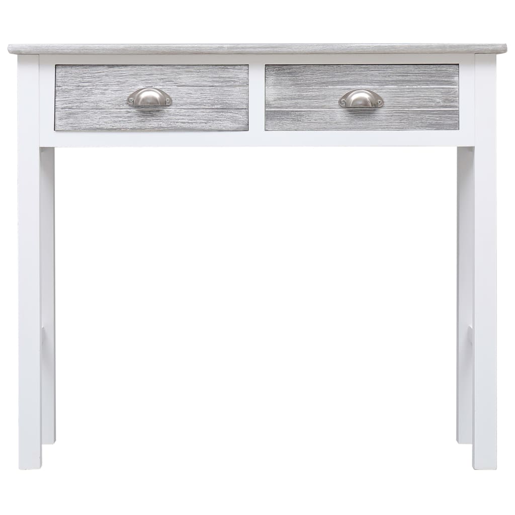 Table console Gris 90 x 30 x 77 cm Bois