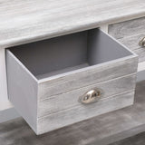 Buffet Antique Gris 115x30x76 cm Bois