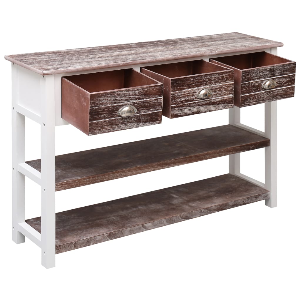 Buffet Antique Marron 115x30x76 cm Bois