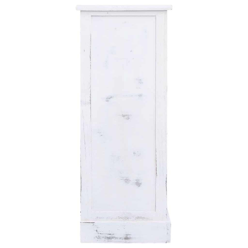 White drawer cabinet 60x30x75 cm Wood