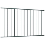 Fence panel Powder coated steel 1.7x0.75 m Anthracite