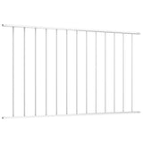 Fence panel Powder coated steel 1.7x0.75 m White