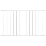 Fence panel Powder coated steel 1.7x1.25 m White