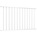 Fence panel Powder coated steel 1.7x1.25 m White