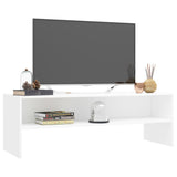 Meuble TV Blanc 120x40x40 cm Bois d'ingénierie