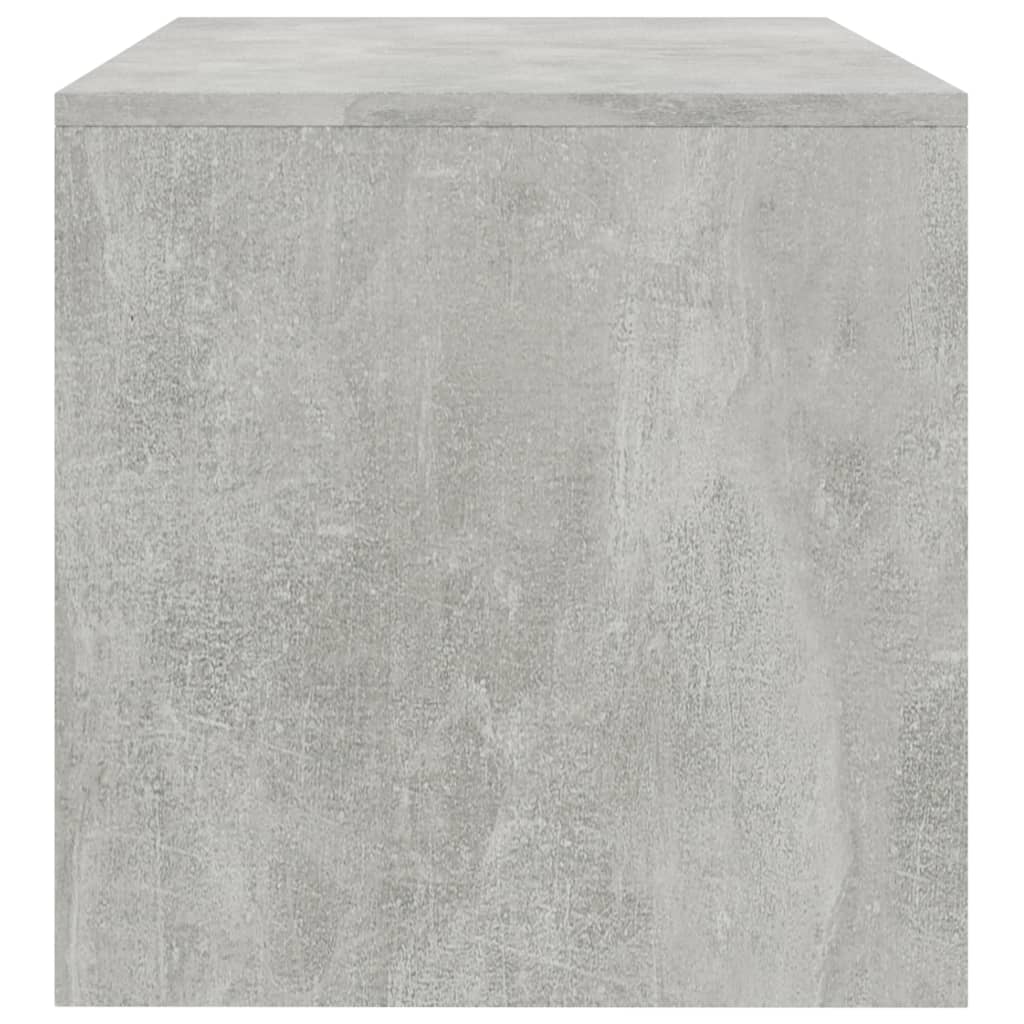 Meuble TV Gris béton 120x40x40 cm Bois d'ingénierie