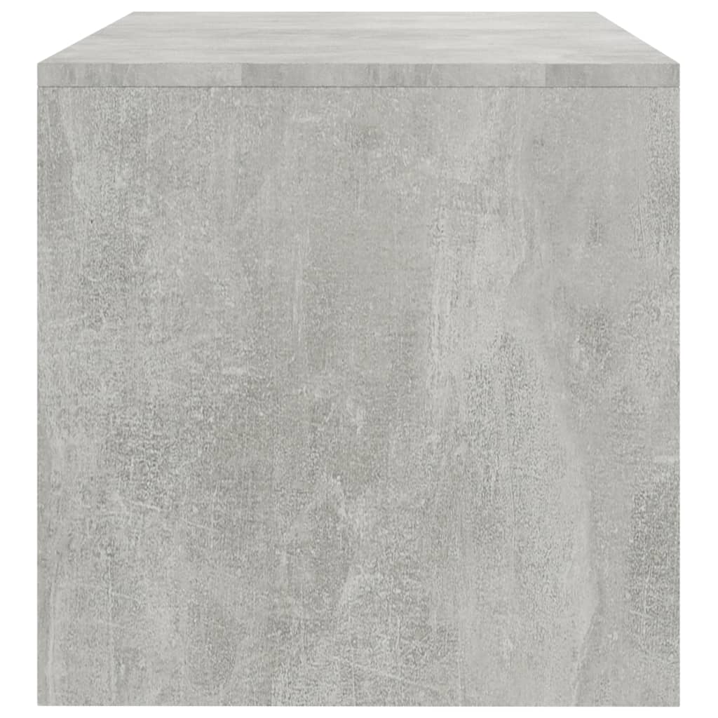 Meuble TV Gris béton 100x40x40 cm Bois d’ingénierie