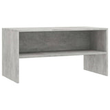 Meuble TV Gris béton 80x40x40 cm Bois d'ingénierie