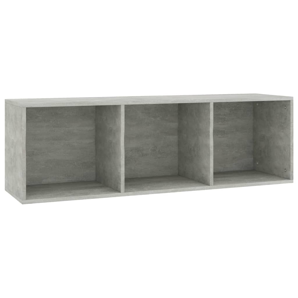 Bibliothèque/Meuble TV Gris béton 36x30x114cm Bois d’ingénierie