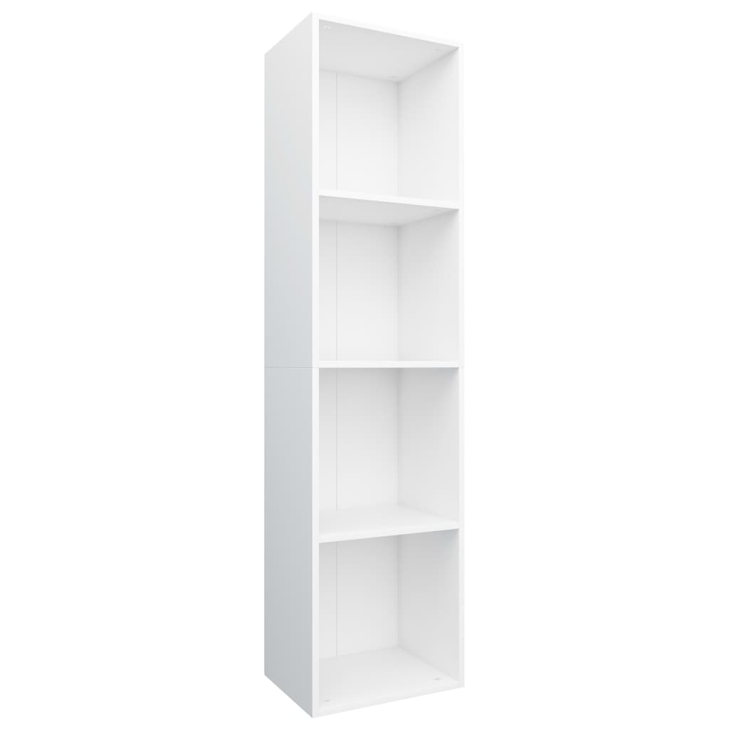 Bibliothèque/Meuble TV Blanc 36x30x143 cm Bois d'ingénierie