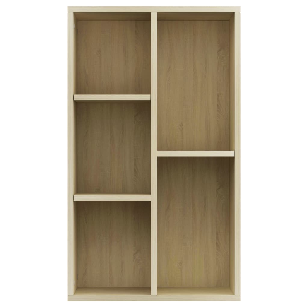 Bibliothèque/Buffet Chêne sonoma 50x25x80 cm Bois d’ingénierie