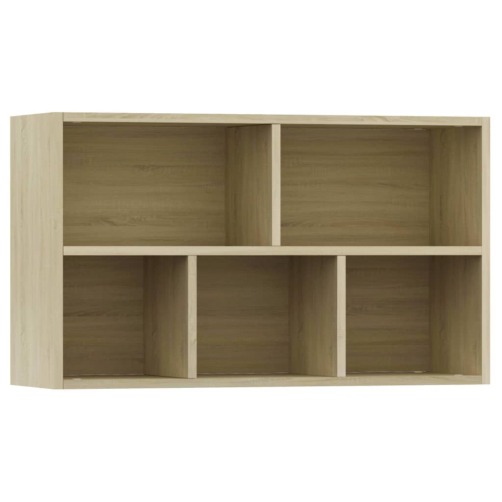 Bibliothèque/Buffet Chêne sonoma 50x25x80 cm Bois d’ingénierie