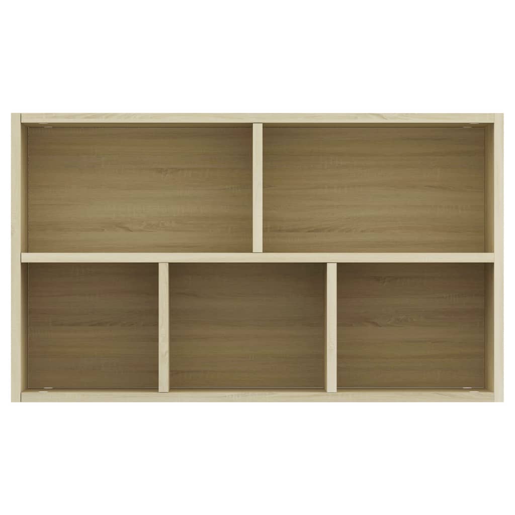 Bibliothèque/Buffet Chêne sonoma 50x25x80 cm Bois d’ingénierie