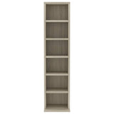 CD-Schrank Sonoma-Eiche 21x20x88 cm Holzwerkstoff