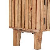 Meuble TV 130x30x45 cm Bois d'acacia massif