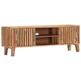 Meuble TV 130x30x45 cm Bois d'acacia massif