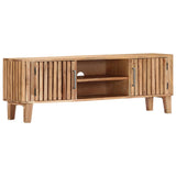 Meuble TV 130x30x45 cm Bois d'acacia massif