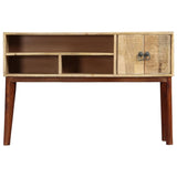 Console table 115x30x76 cm Solid raw mango wood