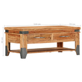 Table basse 110x52x45 cm Bois d'acacia solide