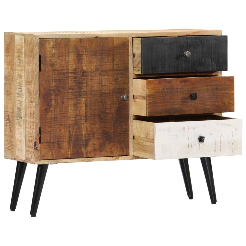 Buffet 88x30x73 cm Bois de manguier massif