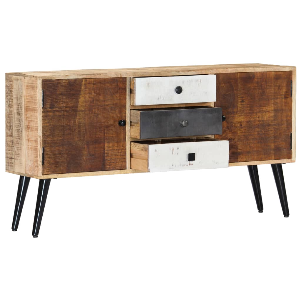 Buffet 118x30x62 cm Bois de manguier massif