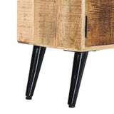 Meuble TV 115x30x47 cm Bois massif de manguier