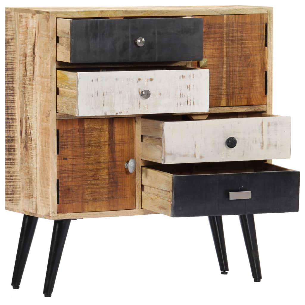 Buffet 70x30x78 cm Bois de manguier massif