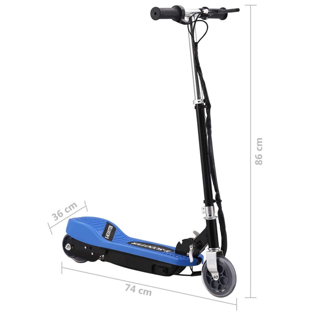 Trottinette électrique 120 W Bleu