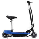 Trottinette électrique avec siège 120 W Bleu