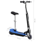 Trottinette électrique avec siège 120 W Bleu