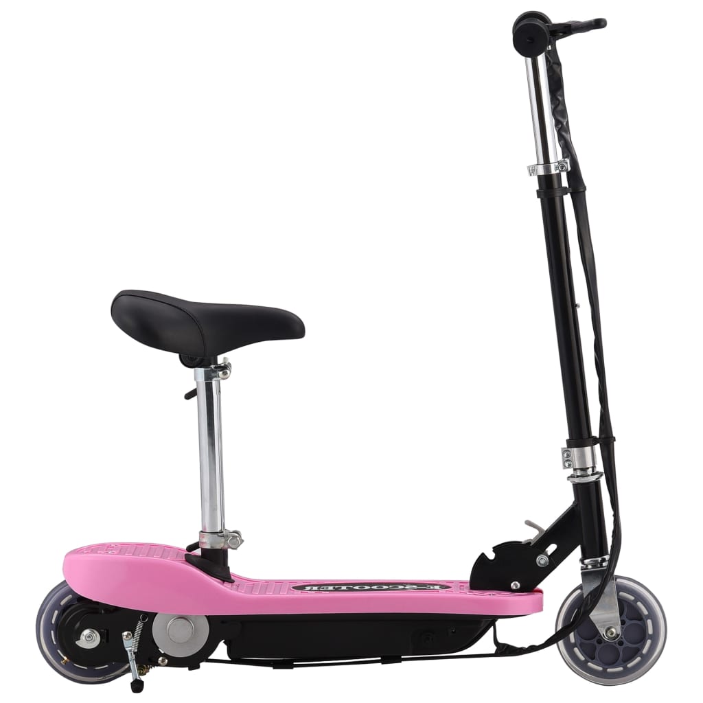 Trottinette électrique avec siège 120 W Rose